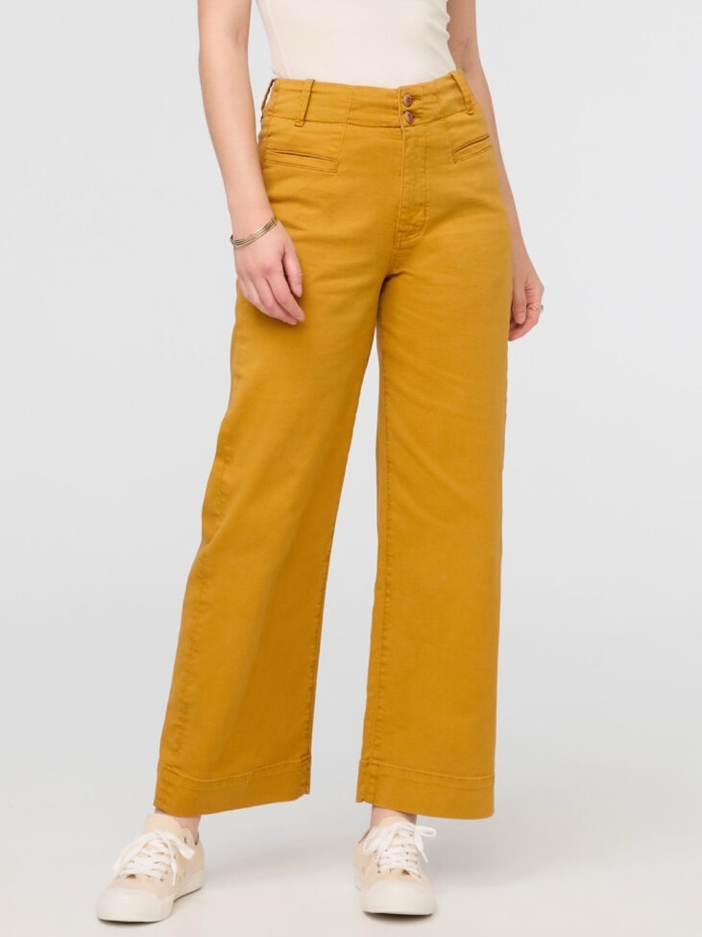 DU/ER LUXTWILL HIGH RISE TROUSER | Mustard | 26/26 - Picture 2 of 11